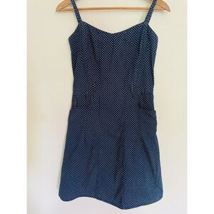 GStar Raw Women's Lauren Blue And White Polka Dot Dress. Size XS. Athletic.